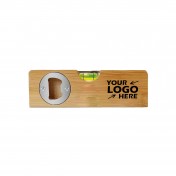 Eco Bamboo Spirit Level Bottle Opener Multi-Tool
